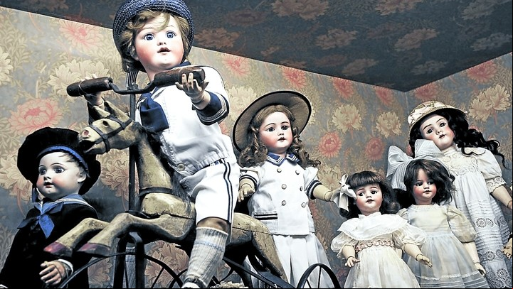 Muñecas. De la Casa Isaac Fernández Blanco. Archivo Clarín
