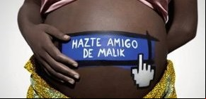 Un millón de amigos para Malik, el bebé al que salvarán del sida