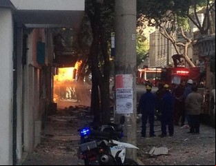 Espanto y desesperación en el lugar de la explosión