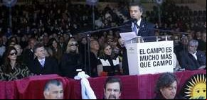 Duras críticas al Gobierno en la inauguración de la Rural: "Fue la década depredada"