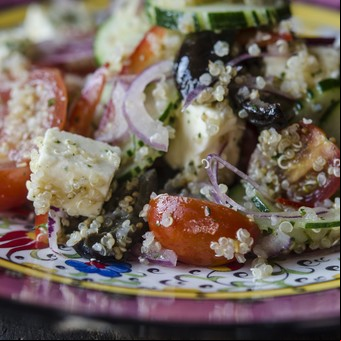Ensalada con quinoa
