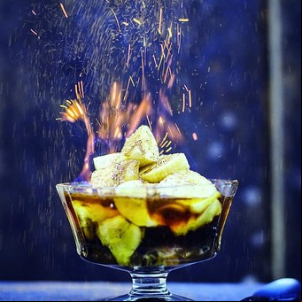 Hacela fácil: bananas flambeadas