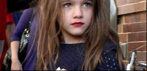 Polémica por el maquillaje de Suri Cruise
