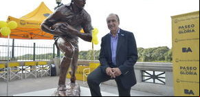 Hugo Porta, otro ídolo con estatua en la Costanera Sur