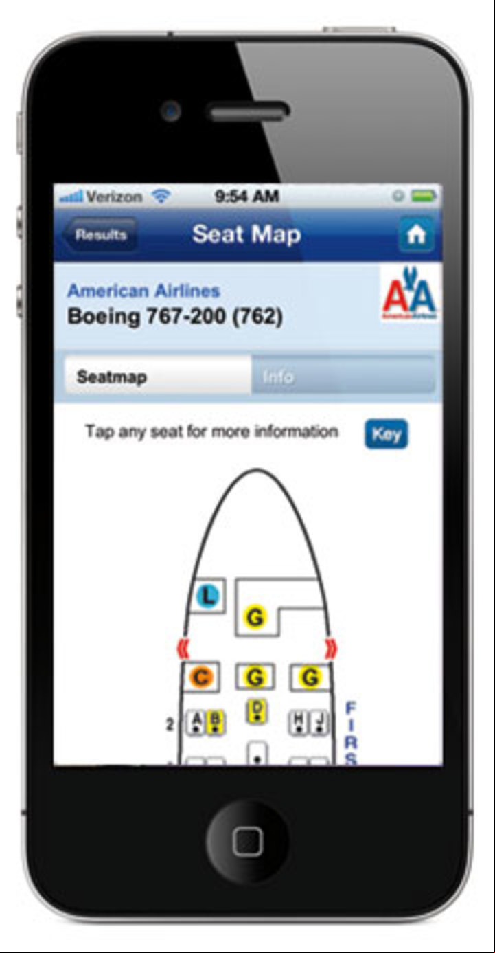 CLAIMA20150728_0203 Aplicaciones para viajeros en el aeropuerto. Seat Guru