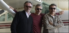 Un paseo al backstage de "Kóblic", el film Borensztein con Darín y Martínez