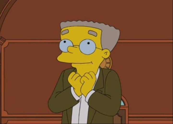 Luego de 27 años y muchos rumores, Smithers, finalmente sale del closet.
