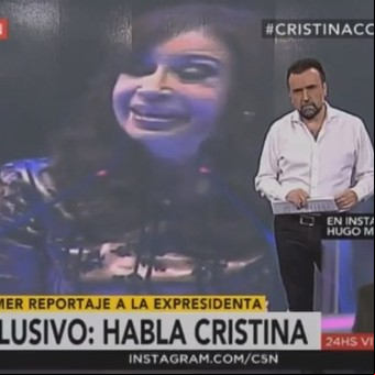 Cristina Kirchner se solidarizó con Roberto Navarro y abonó su teoría conspirativa