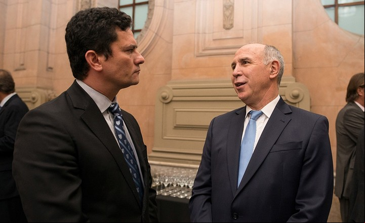 Sergio Moro y Ricardo Lorenzetti en Buenos Aires.