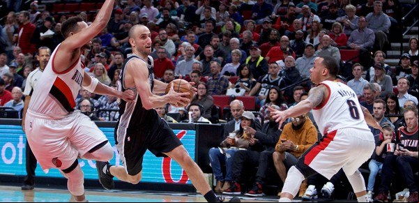 Manu Ginóbili aportó magia, pero no fue suficiente para los Spurs