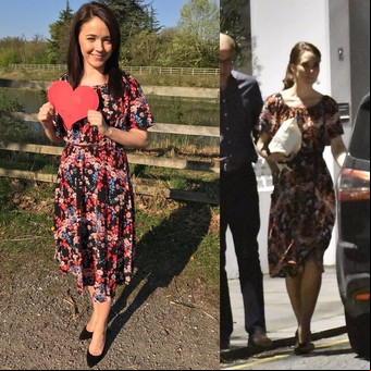 La mujer que imita hasta la obsesión los looks de Kate Middleton