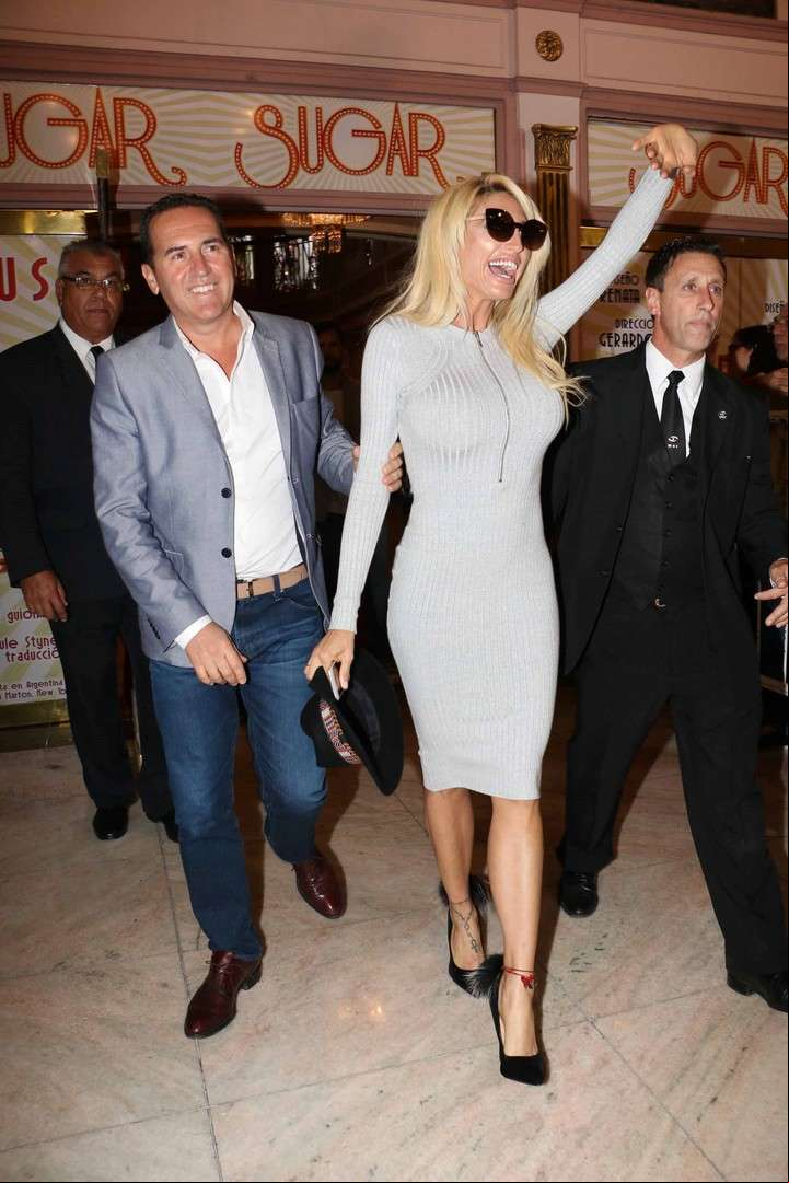 Vicky Xipolitakis y Javier Naselli. (Movilpress)