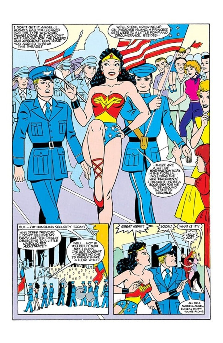 Primero, "Wonder Woman" fuer personaje de comics.