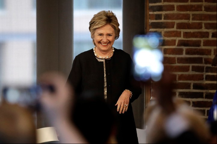 Otra líder mundial, Hillary Clinton, ex secretaria de Estado de los Estados Unidos (AP/Patrick Semansky).