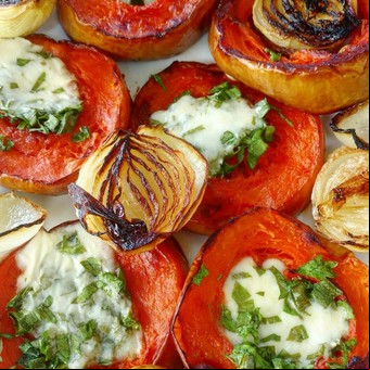Ensalada de vegetales asados