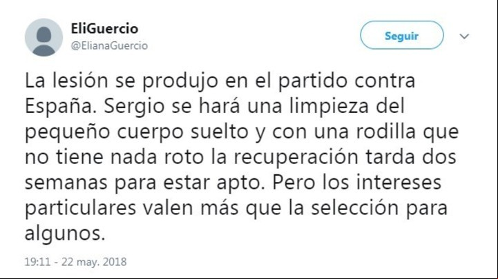 Los tuits de Eliana Guercio