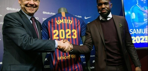 Barcelona blinda a Umtiti con una delirante cláusula de rescisión