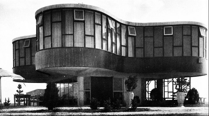 Parador Ariston. Foto histórica de 1950.