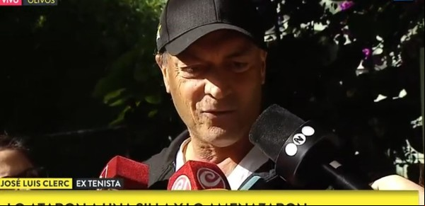José Luis Clerc, en shock tras el asalto: "Me dieron duro y parejo"