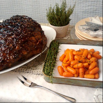Jamón glaseado al horno de Doña Petrona