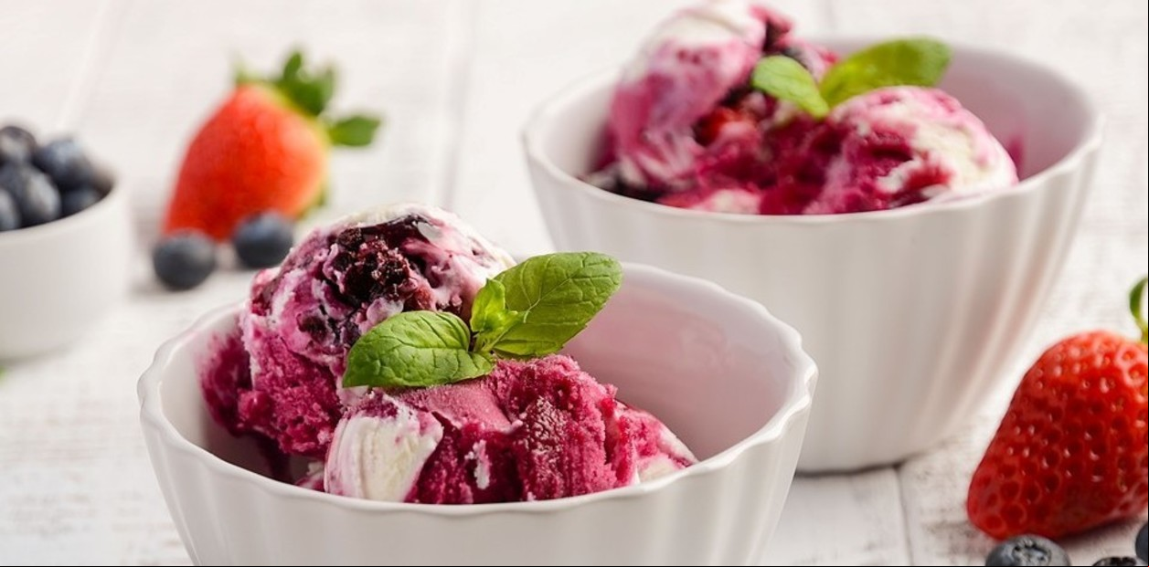 Receta de Helado de vino tinto