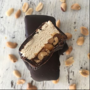 Barra de nougat y chocolate