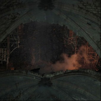 Las impactantes fotos del interior de Notre Dame tras ser devastada por el fuego