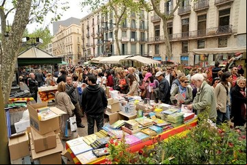 Barcelona, la Rambla de los libros
