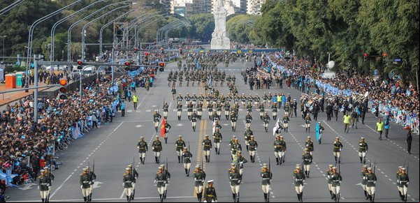El desfile militar del 9 de julio que prepara Javier Milei y los actos por el Día de la Independencia: el mapa de cortes de calles y la zona afectada