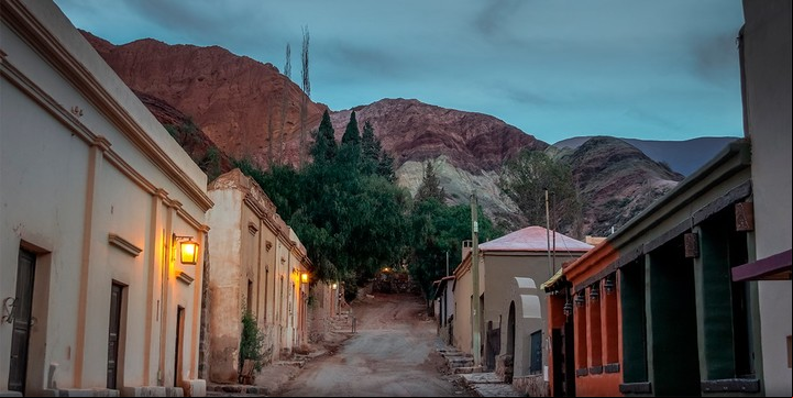 Las callecitas típicas de Purmamarca.