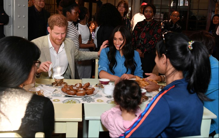 Harry y Meghan, en un viaje en Sudáfrica en septiembre.