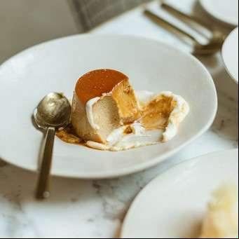 Flan de castañas