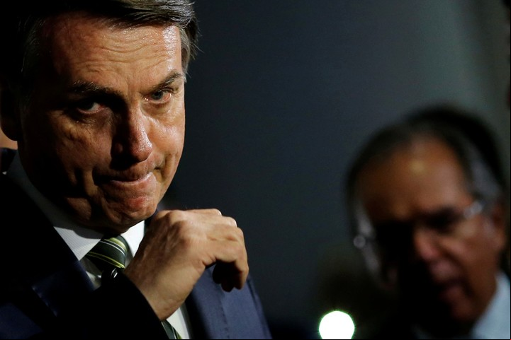 El presidente de Brasil Jair Bolsonaro. Foto. Reuters/Adriano Machado