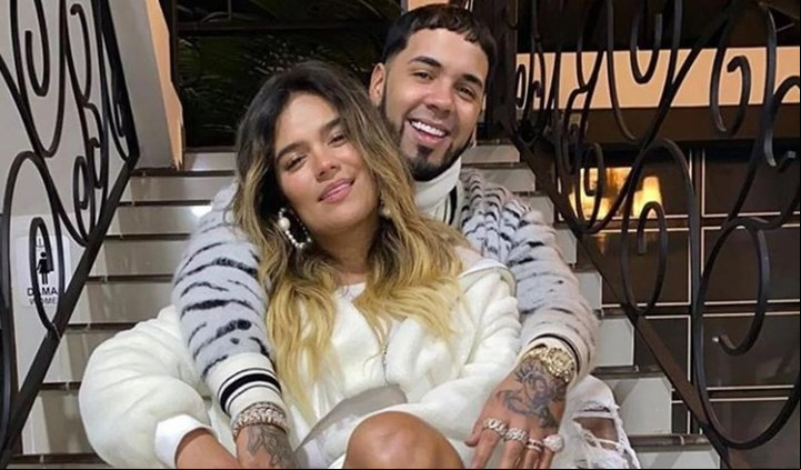 Annuel AA y Karol G, frente a rumores de crisis. Foto @anuel_2blea