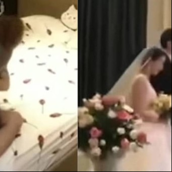 Un novio grabó a su novia siendo infiel con su cuñado y puso el video el día de la boda