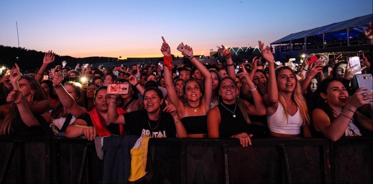 Cuando nos volvamos a encontrar. Festival de trap en Mar del Plata, 19/1/2020.