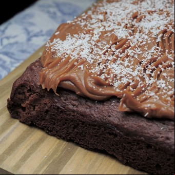 Budín de pan de chocolate
