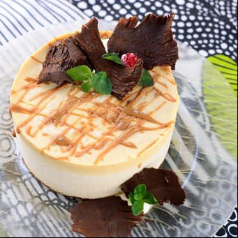 Mousse de dulce de leche moldeado