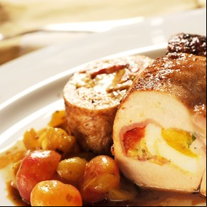 Pamplona de pollo con papas andinas