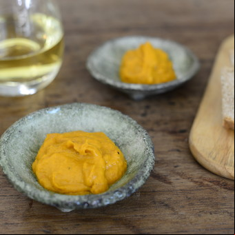 Dip de zanahoria y curry