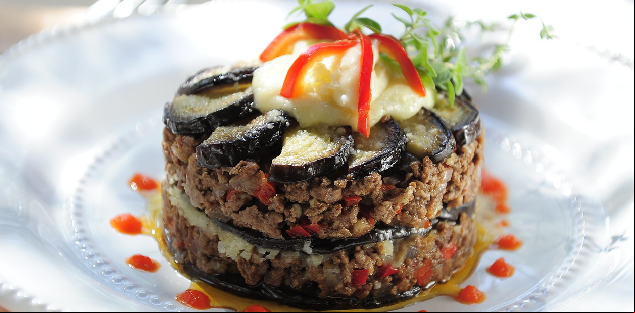 Receta de Milhojas de berenjena y carne picada