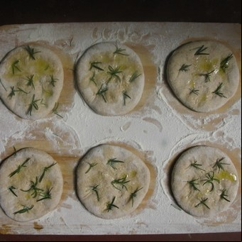 Focaccia con masa madre