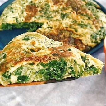 Tortilla de espinaca