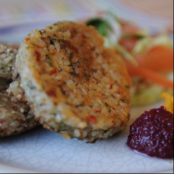 Hamburguesas de arroz yamaní