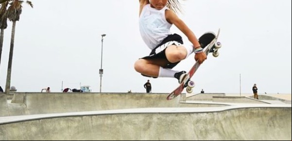 Sky Brown, la niña prodigio del skate que con 11 años sueña con ser olímpica en Tokio