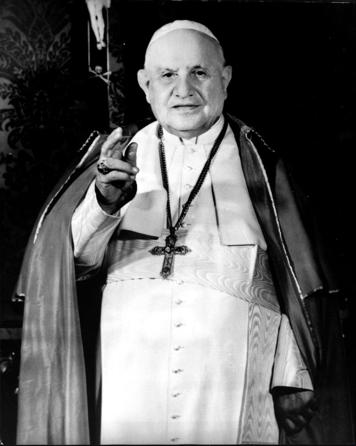 El papa Juan XXIII estuvo al frente de la Iglesia Católica entre 1958 y 1963. Foto AFP
