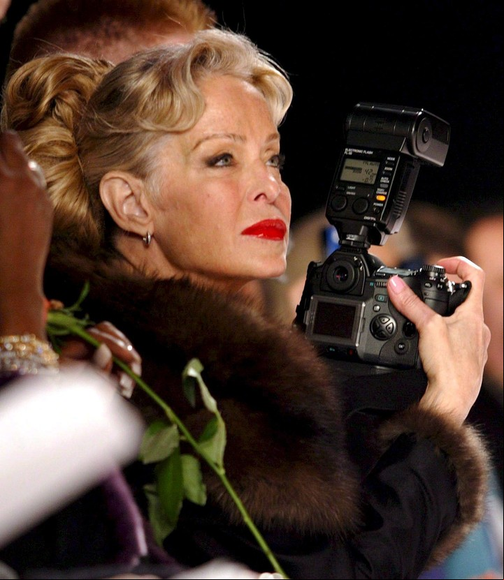 Farrah Fawcett en 2004: murió cinco años después,