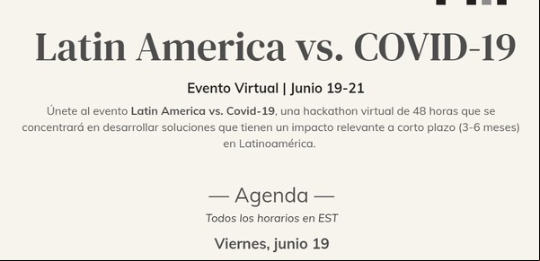 "América Latina vs. Covid-19": arrancó el hackatón organizado por el MIT para encontrar soluciones a la pandemia
