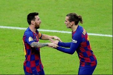 Antoine Griezmann y el particular elogio para Lionel Messi: "Le tirás un melón y te lo transforma en caviar"