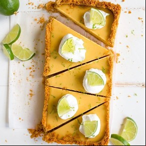 Key lime pie bajas calorías